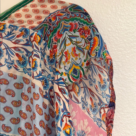 Johnny Was Floral Multicolor Tunic - Picture 8 of 11